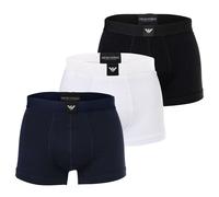 Emporio Armani Men's Trunks, 3-Pack - Essential Logolabel, Shorts, Stretch...