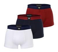 Emporio Armani Men's Trunks, 3-Pack - Essential Logolabel, Shorts, Stretch...