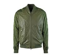 Emporio Armani Mens W1B54P W1P58 010 Leather Jacket - Green - Size 36