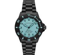 Emporio Armani 42.5mm Automatic Blue Dial & Black Stainless Steel Watch