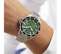 EMPORIO ARMANI MENS WATCH AR11338 STAINLESS STEEL STRAP WITH GREEN DIAL GENUINE