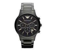 Emporio Armani Mens Watch AR2453 Black Chronograph Stainless Steel