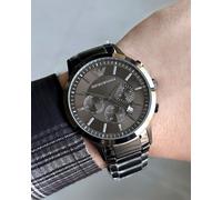 Emporio Armani Classic Chronograph AR2454 Men's Watch - 43mm Grey Dial Stainless Steel
