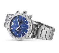 EMPORIO ARMANI MENS WATCH STAINLESS STEEL MESH STRAP & BLUE DIAL AR11306 GENUINE