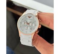 Emporio Armani AR5919 Men's Sportivo Watch White