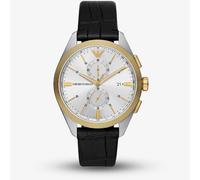 Emporio Armani Mens White Dial Chronograph Watch AR11498