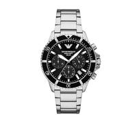 Emporio Armani Men's World Explorer Solar-Powered Chronograph Stainless Steel Watch