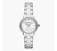 Emporio Armani Three-Hand Stainless Steel Watch, One Colour, Women One Colour