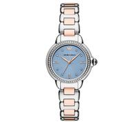 Emporio Armani Mia AR11597 Women's Watch - 32mm Blue Dial Stainless Steel
