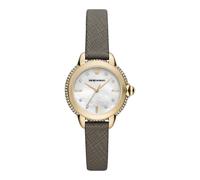 Emporio Armani Mia Womens Grey Watch AR11526 Leather - One Size
