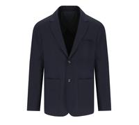 EMPORIO ARMANI NAVY BLUE SINGLE-BREASTED JACKET 50