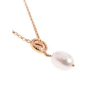 Emporio Armani Pearl Rose Gold-Tone Sterling Silver Pendant Necklace EG3433221