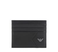 Emporio Armani Premium Nappa Credit card holder, male, black