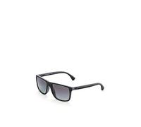 Emporio Armani Rectangle OEA4033 Sunglasses, Black, Men Black