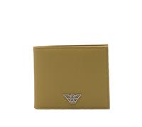 Emporio Armani regenerated Saffiano leather wallet with Eagle plate - Green OS