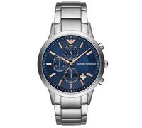 Emporio Armani Renato AR11458 Men's Watch - 43mm Blue Dial Stainless Steel