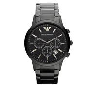 Emporio Armani Renato AR2453 Men's Watch - 43mm Black Dial Stainless Steel
