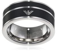 Emporio Armani Ring for Men , 9/10/11/11.5mm Silver Stainless Steel Ring, EGS2032040