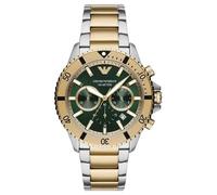 Emporio Armani Sea Explorer AR11586 Men's Watch - 43.5mm Green Dial Stainless Steel