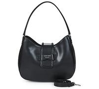Emporio Armani Shoulder Bag HOBO M PLAIN LEATHER in Black One size