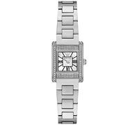 Emporio Armani Silver Womens Analogue Watch Genni AR11662