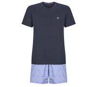 Emporio Armani Sleepsuits SHORT PYJAMA SET AF18543 in Blue EU S