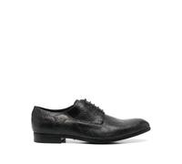 Emporio Armani snakeskin-effect leather Derby shoes - Black 8-11
