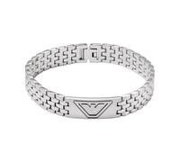 Emporio Armani ID Bracelet Eagle Logo Stainless Steel 21 cm Men's