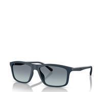 Emporio Armani EA4257U 508819 Man Sunglasses Injected Blue Blue Pillow Normal Shaded