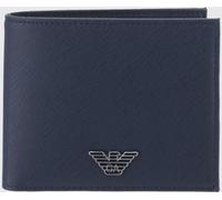Emporio Armani Synthetic Leather Bifold Wallet with Eagle Logo - Size: OS - male