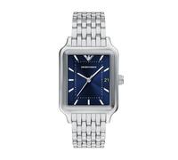 Emporio Armani Three-Hand Date Stainless Steel Watch