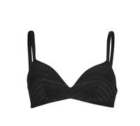 Emporio Armani Triangle bras and Bralettes ALL OVER LOGO MESH in Black EU M