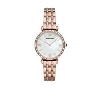 Emporio Armani Two-Hand Rose Gold-Tone Stainless Steel Watch