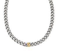 Emporio Armani Two Tone Stainless Steel Chain Necklace