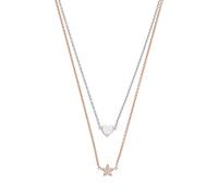 Emporio Armani Two Tone Swarovski Crystal Necklace