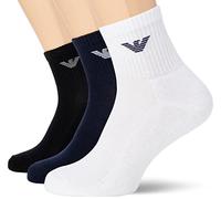 Emporio Armani 304202 Half Short Socks 3 Pairs Multicolor EU 40-45 Men