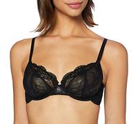 Emporio Armani Underwear Women's Virtual Lace Underwire Bra Bra, Black, 34B