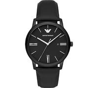 Emporio Armani Unisex-Children Analog Quartz Watch with Pro-Planet Leather Strap AR11573