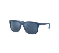 Emporio Armani Unisex Sunglass EK4184 Kids - Frame color: Matte Blue, Lens color: Dark Blue Mirror Blue