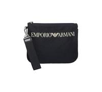 Emporio Armani Unisex Unisex Logo Pouch Bag, Navy Blue, One Size