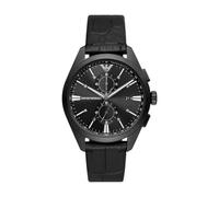 Emporio Armani Watch for Men, Chronograph Movement, 43 mm na Stainless Steel Case with a Pro-Planet Leather Strap, AR11483