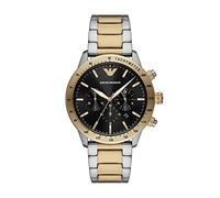 Emporio Armani Watch for Men, Chronograph Movement, 43 mm Silver Stainless Steel Case with a Stainless Steel Strap, AR11521