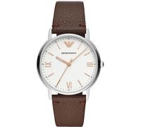 Emporio Armani Watch Three Hand Mens - White EA-324