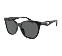 Emporio Armani Woman EA4222U 501787 Sunglasses Acetate Black Grey Butterfly Normal
