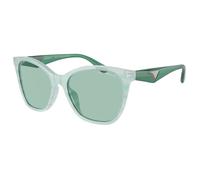 Emporio Armani Woman EA4222U 611271 Sunglasses Acetate Green Green Butterfly Normal