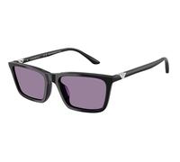 Emporio Armani Woman EA4239U 501769 Sunglasses Acetate Black Violet Squared Normal