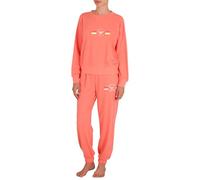 EMPORIO ARMANI Woman Light Terry Tracksuit Set Pink M