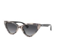 Emporio Armani Woman Sunglass EA4136 - Frame color: Shiny Pink Havana, Lens color: Gradient Grey