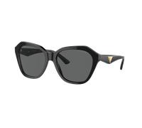 Emporio Armani Woman Sunglass EA4221 - Frame color: Shiny Black, Lens color: Dark Grey