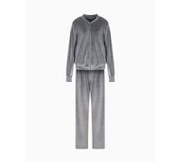 Emporio Armani WOMAN'S CHENILLE FULL ZIP TRACKSUIT GREY M